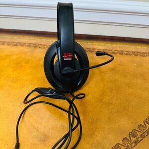 XBOX 360 Red Samurai Gaming Headset Microphone Excellent Condition